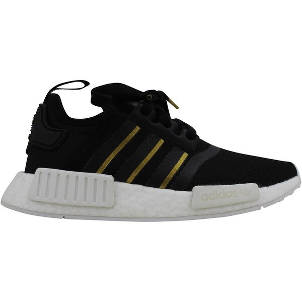 Adidas NMD R1 Core Black/Gold Metallic-Crystal White ...