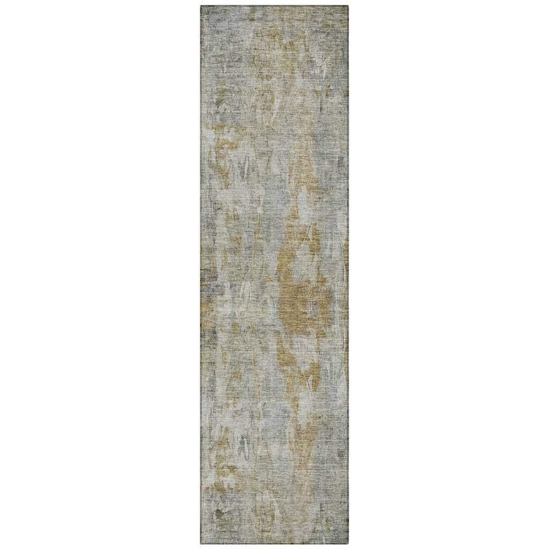 Machine Washable Indoor/ Outdoor Muted Ombre Chantille Rug