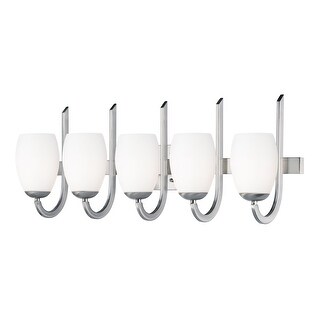 Taylor 5-Light Bath Vanity - satin nickel