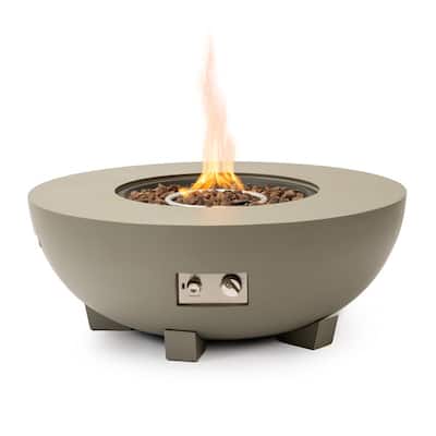 Round 36-Inch Iron Fire Pit Table