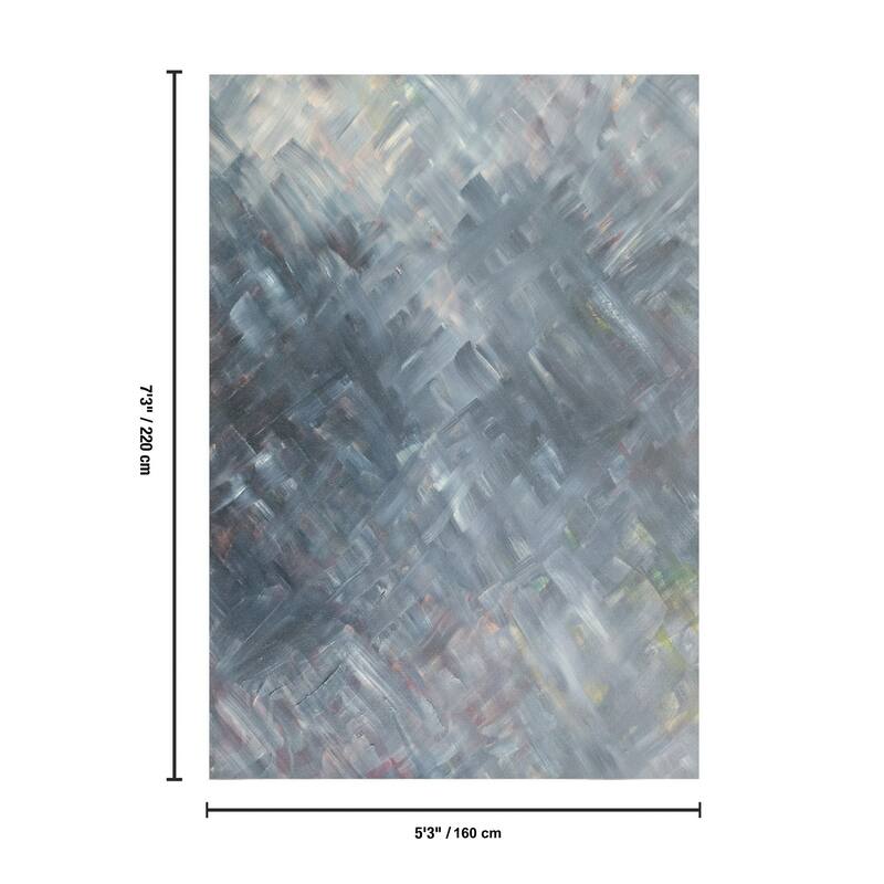 Modern Artistic Area Rug - 6' x 7'