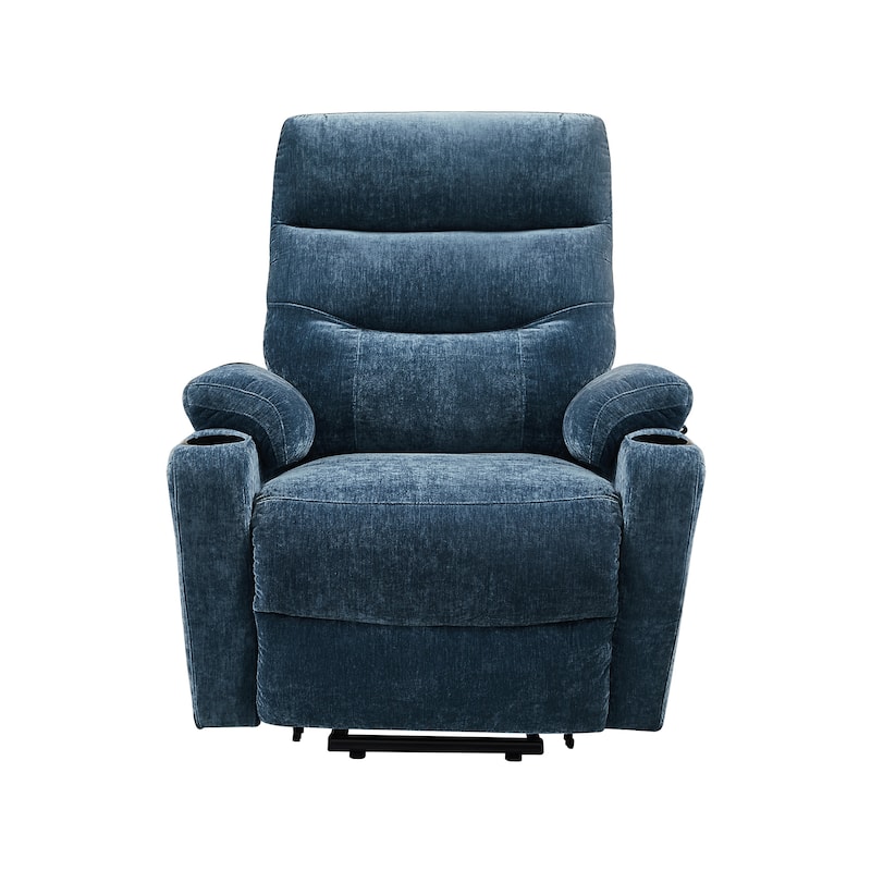 Electric Lift Chair with Massage and Heat, 8-Point Vibrating, 350 lbs Support, Reclines to 165°