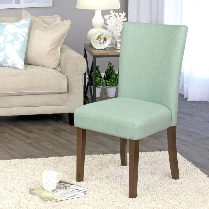 HomePop Seafoam Green Linen-look Parson Dining Chair - Single