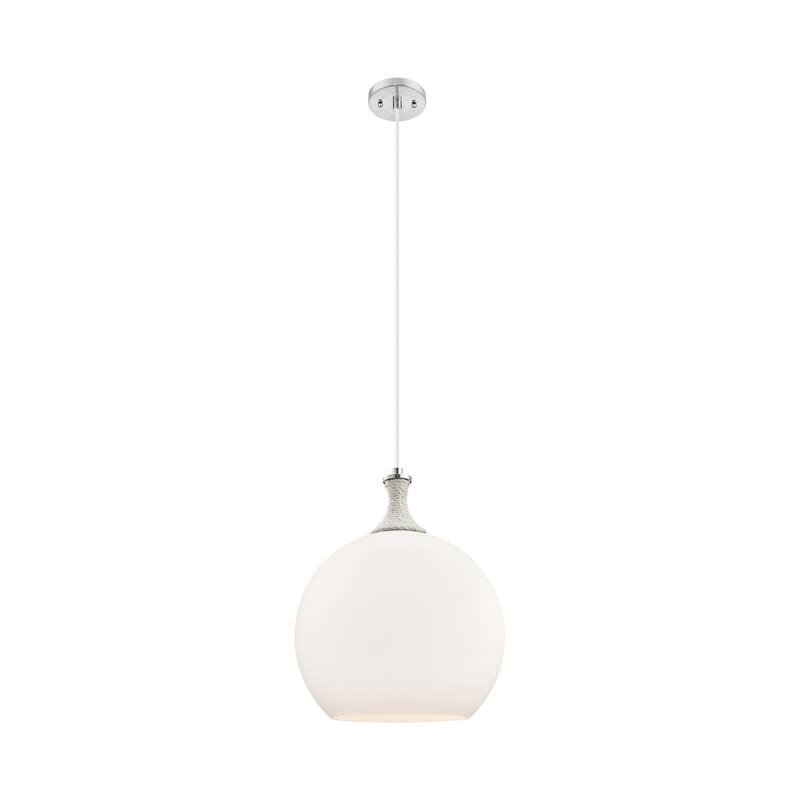 Innovations Lighting Downtown Urban - Astor - 1 Light 14" Rope Detailed Cord Hung Pendant