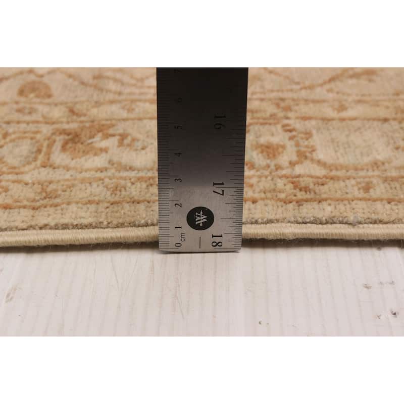 ECARPETGALLERY Hand-knotted Peshawar Finest Cream Wool Rug - 8'1 x 10'5