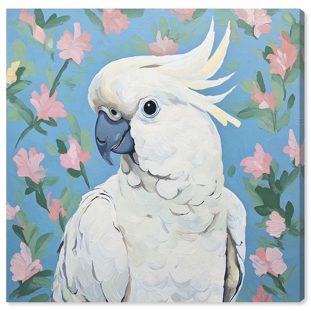 White Cockatoo I Canvas by Art Remedy, Gallery Wrapped