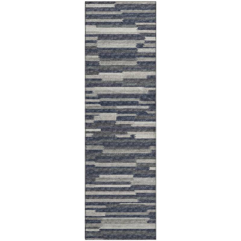 Premium Washable Super Soft Contemporary Stripes Mayfield Rug