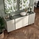 preview thumbnail 10 of 16, 247 Shop At Home Modern 60-inch 6-Shelf Dining Buffet and Sideboard with Metal Legs