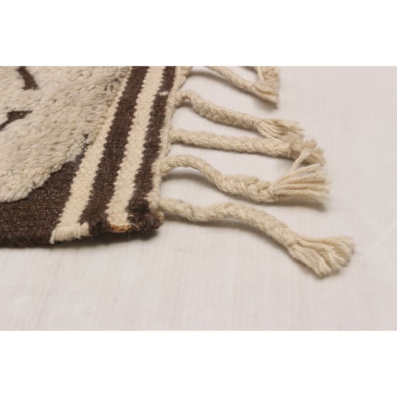 ECARPETGALLERY Hand-knotted Tangier Ivory Wool Rug - 8'5 x 11'7