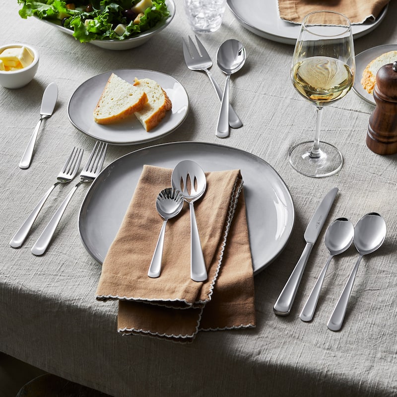 Henckels Silvano 45-pc 18/10 Stainless Steel Flatware Set