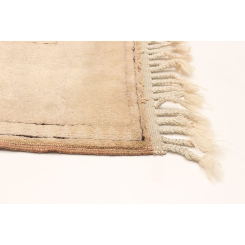 ECARPETGALLERY Hand-knotted Color Transition Ivory Wool Rug - 3'10 x 6'2