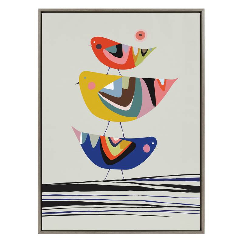 Kate and Laurel Sylvie The Family Tree Framed Canvas By Rachel Lee