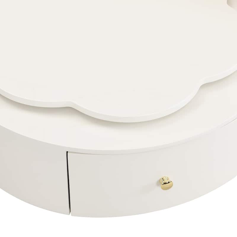 Modern Round Coffee Table Set of 2