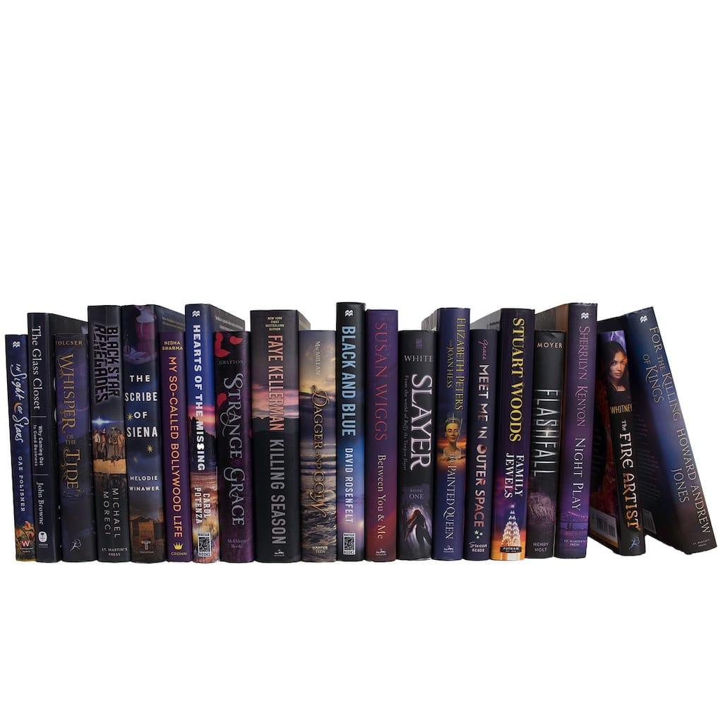 Books Purple Decorative Accessories: Plum Dust Jacket Color By The Foot