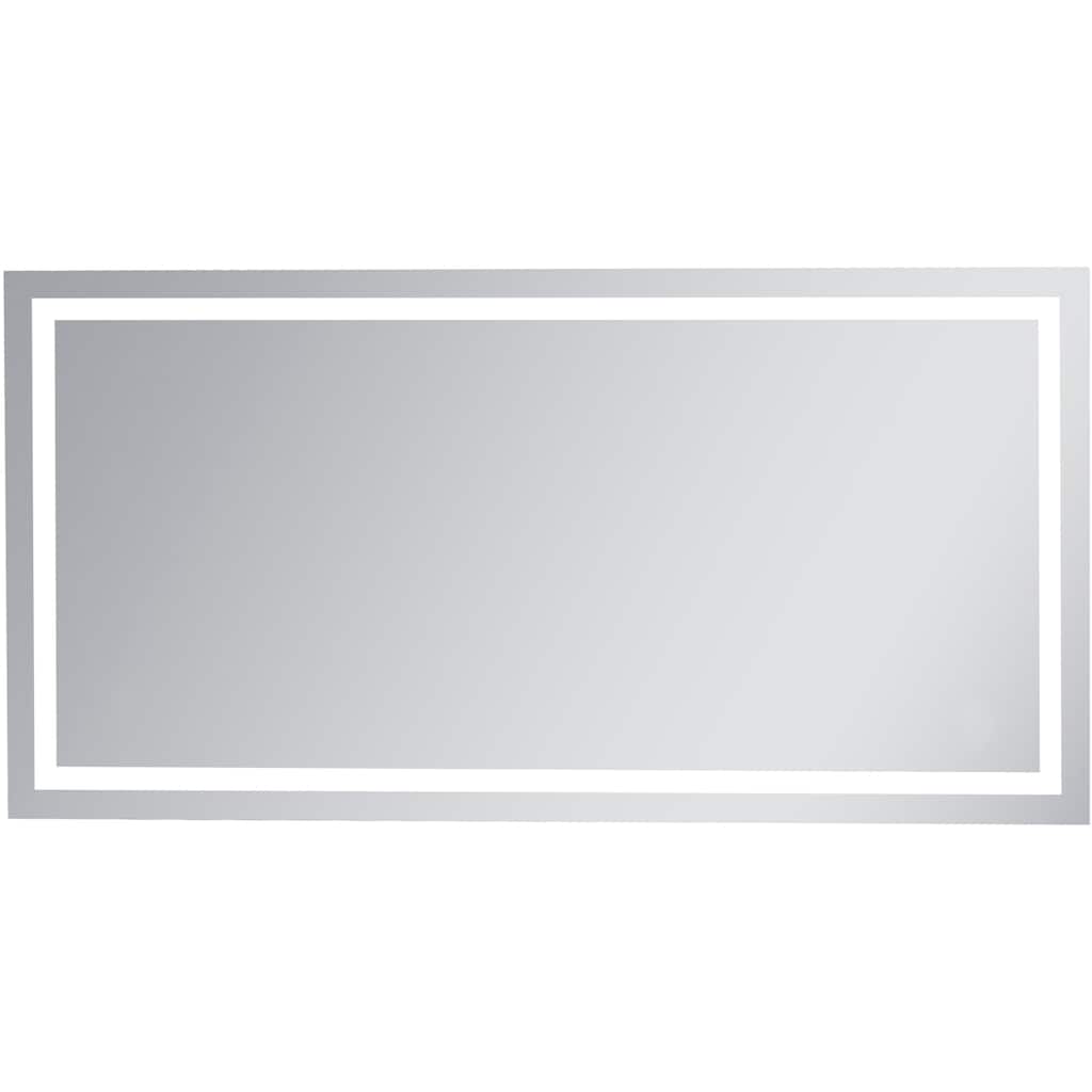 Elegant Lighting Nova 36" x 72" Rectangular Flat Aluminum Framed
