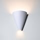 preview thumbnail 5 of 4, 8.5"H Cone Gotlandia Up Down Light Wall Sconce Damp Rated for Indoor or Covered Outdoor Use by A19 Satin White