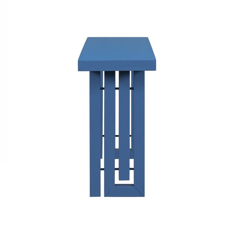Console Table with Distinctive Side Shapes, Suitable for Entryway, Hallway, Living Room, Foyer, Corridor