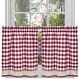 preview thumbnail 18 of 26, Buffalo Check Gingham Kitchen Curtain Tier Pairs, 58x36 Inches - 58x36 Inches