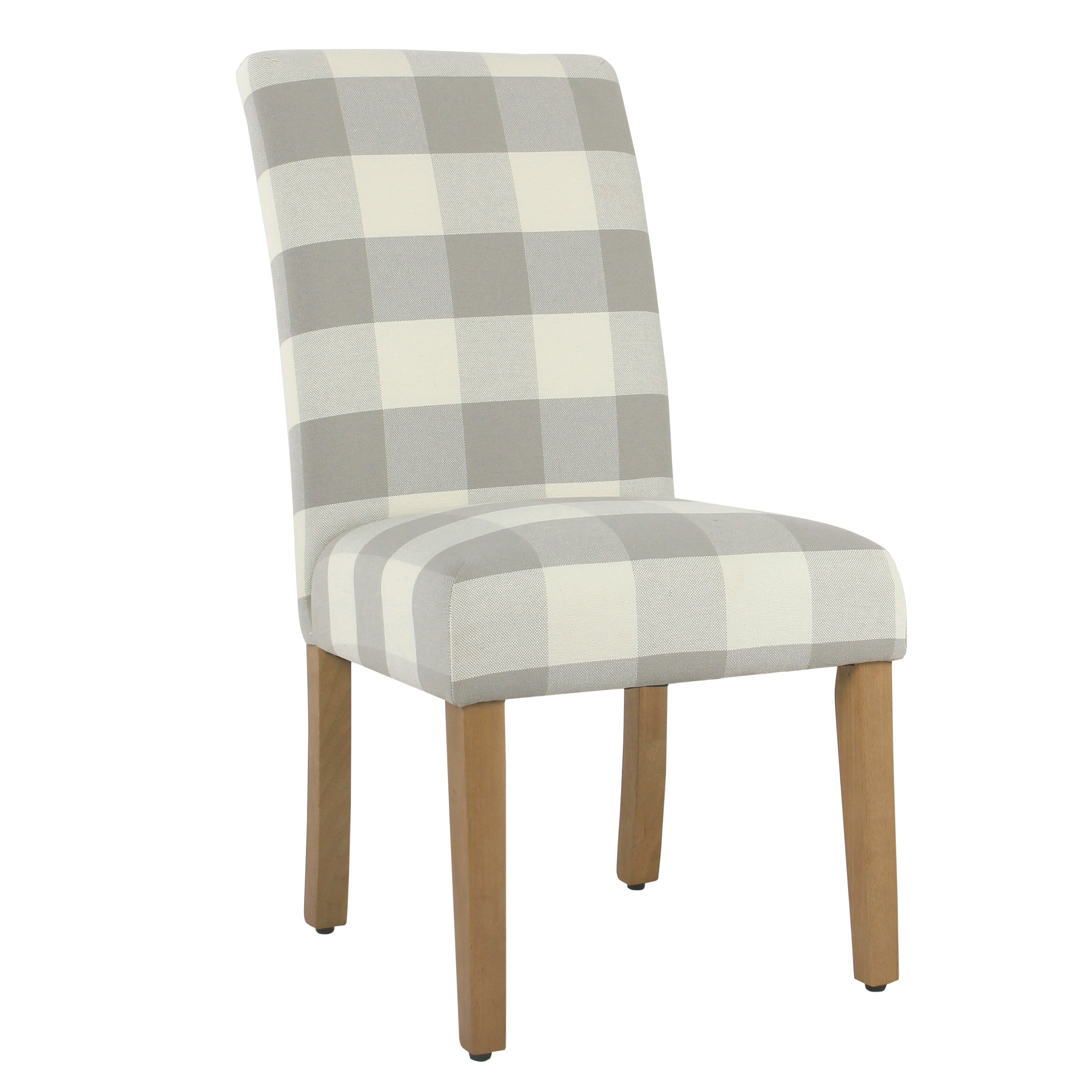 Homepop Parsons Dining Chair Gray Plaid Set Of 2 Overstock