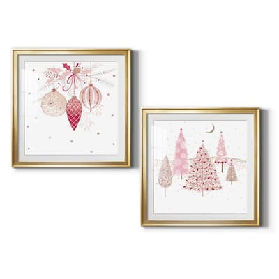 Pretty Pink Baubles Premium Framed Print - Ready to Hang