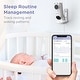 preview thumbnail 7 of 7, Hubble Connected Nursery Pal Dual Vision Smart Wi-Fi Enabled Baby Monitor with Parent Unit Viewer