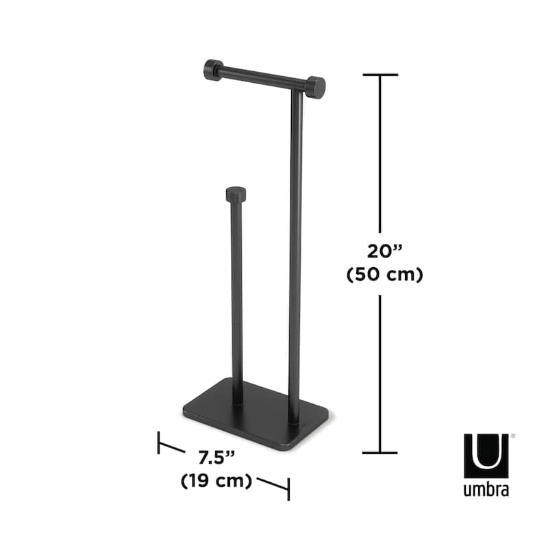 Umbra Cappa Toilet Paper Holder & Reserve