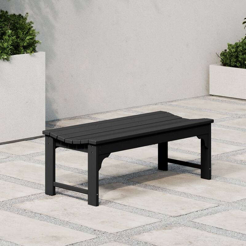 Polytrends Laguna Hdpe All Weather Outdoor Patio 48" Bench