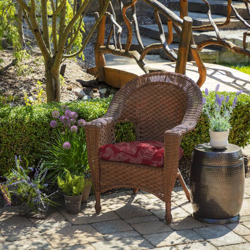 ARDEN Outdoor Wicker Chair Cushion (2 pack) - 18"L x 20"W - 18"L x 20"W