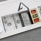 preview thumbnail 13 of 12, STYLISH 42 inch Workstation 70/30 Double Bowl Undermount 16 Gauge Stainless Steel Kitchen Sink with Accessories included