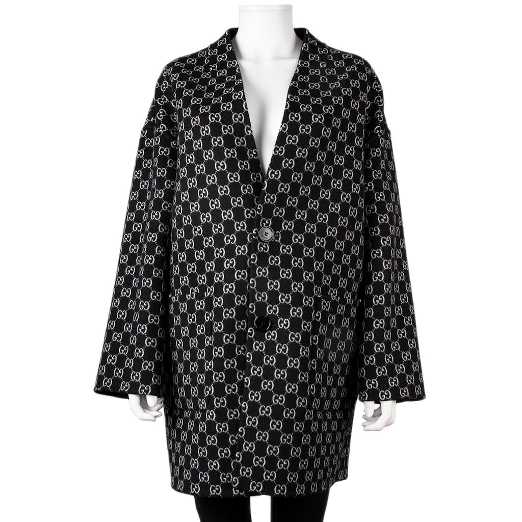 Gucci Reversible Silk Wool Coat