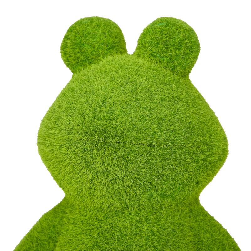 Green MGO Eclectic Frog Garden Sculpture