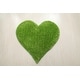 preview thumbnail 14 of 59, Hearts Collection Hand Woven Shag Area Rug - 24" x 24" Lime