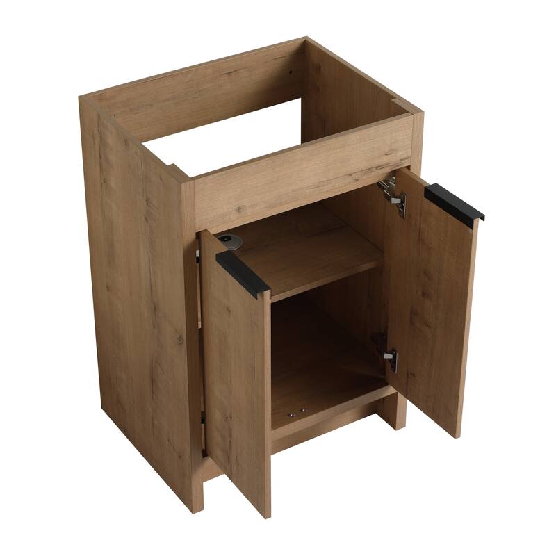 24" Bathroom Vanity with Ceramic Sink