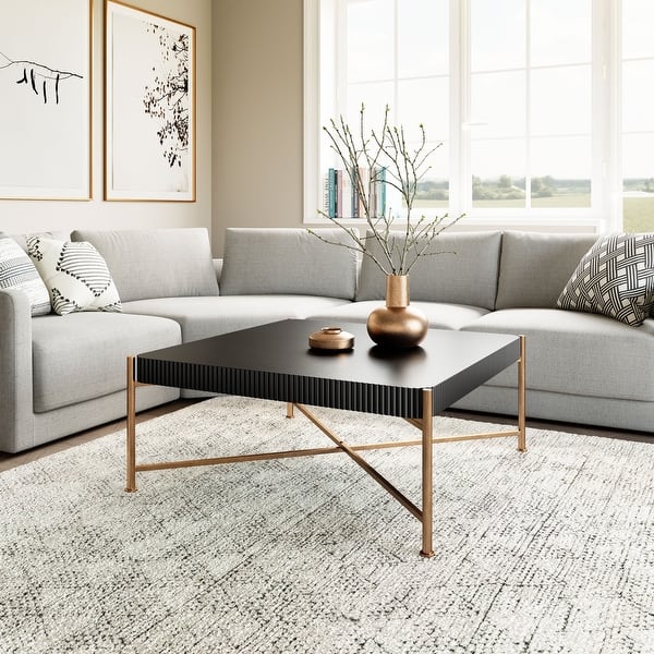 slide 2 of 6, Nazaire Coffee Table Black Black