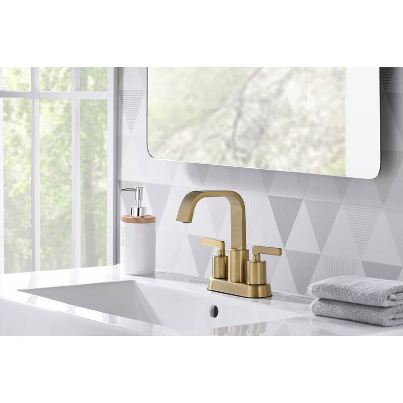 Ultra Faucets Ardua Collection Two-Handle 4" Centerset Lavatory Faucet