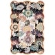 preview thumbnail 18 of 33, SAFAVIEH Handmade Jardin Fadya Country Wool Rug 5' x 8' - Black/Ivory - Rectangle