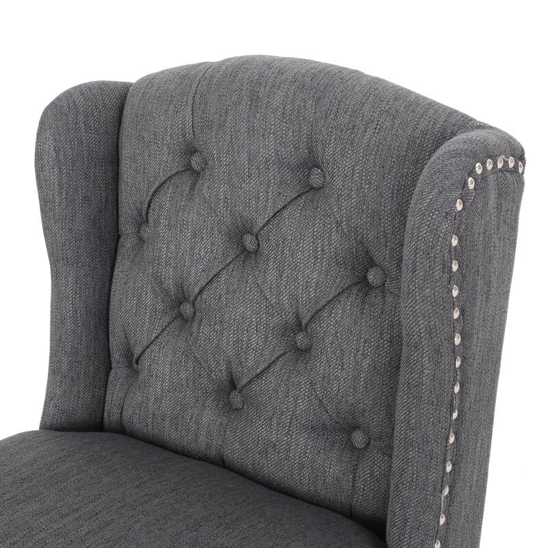 Foxwood Wingback Retro Bar Stools (Set of 2) by Christopher Knight Home