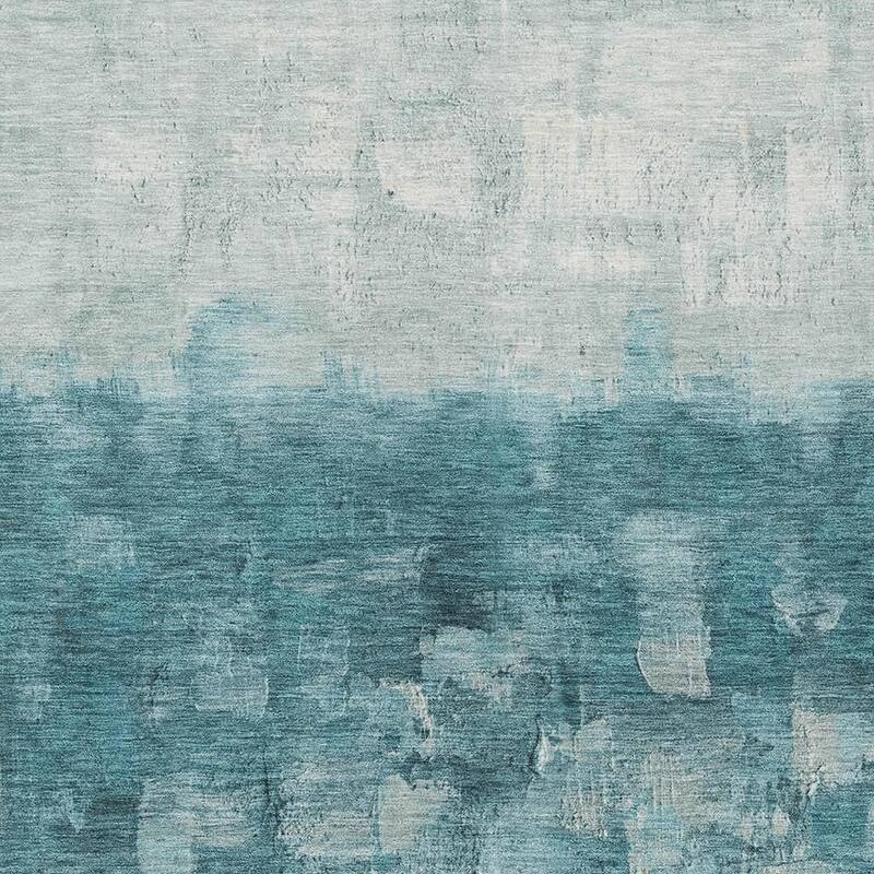 HomeRoots Abstract Transitional Rectangle Outdoor Rug