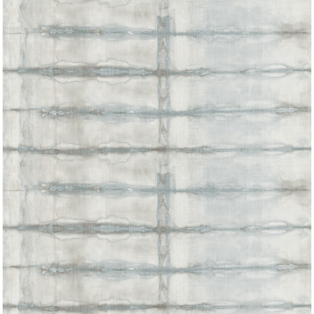 A-Street Prints Modulus Denim Geometric Stripe Wallpaper