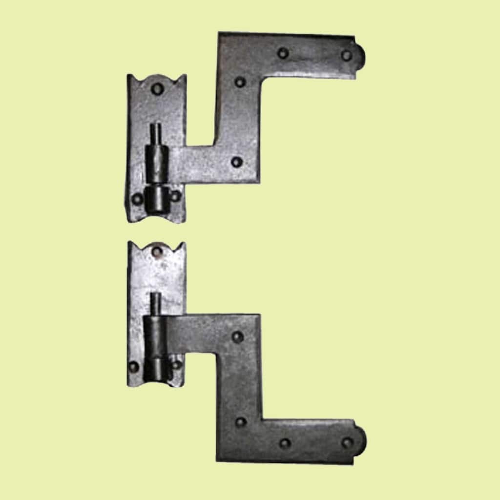 Black Shutter Hinge Wrought Iron 6.5" Colonial Sold As Pair (Set of 50) Renovators Supply