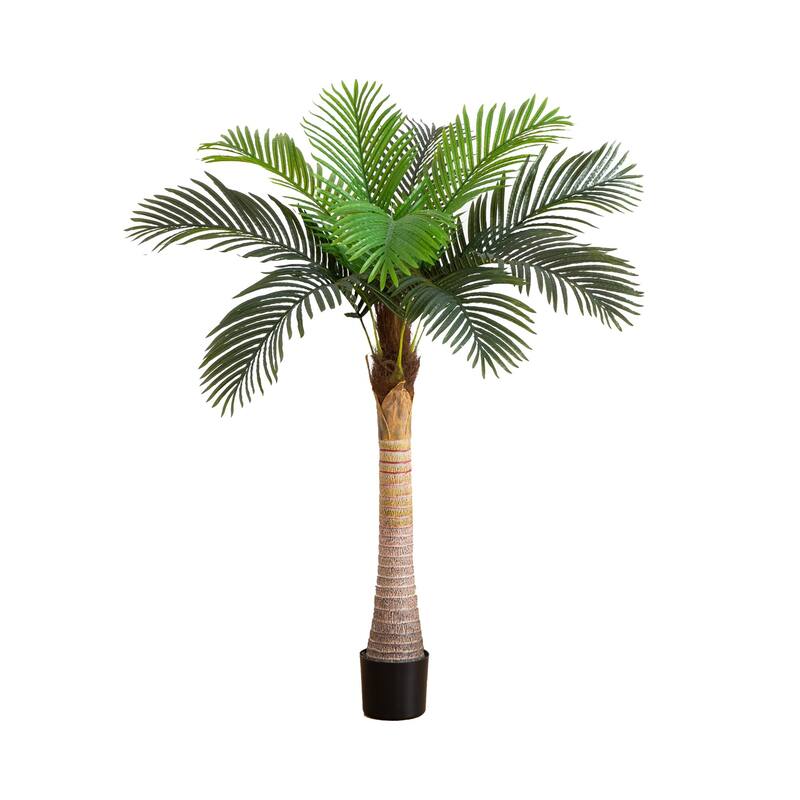 Coconut Palm Artificial Potted Tree - 5'