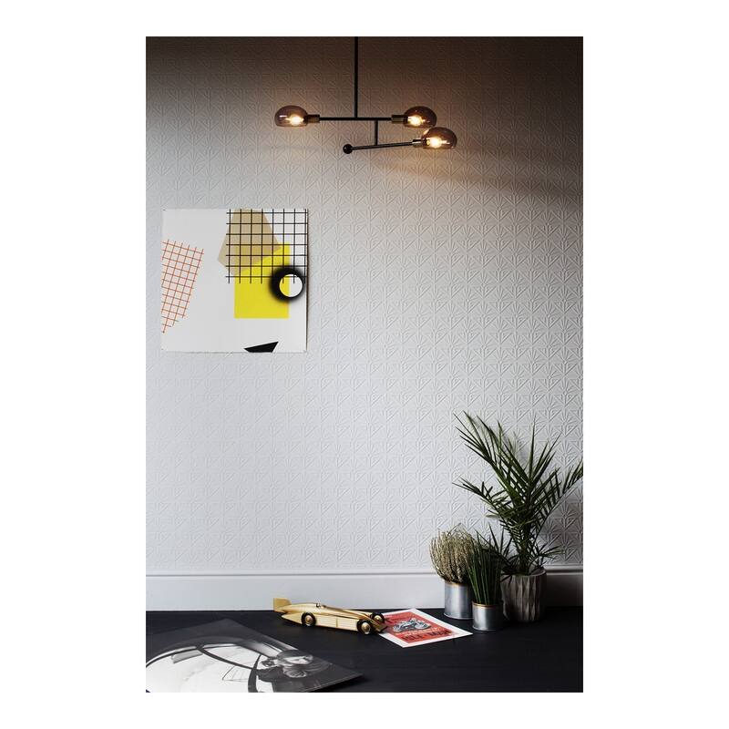 Brewster Deco Paradiso Paintable Luxury Vinyl Wallpaper - 20.9 x 396 x 0.025