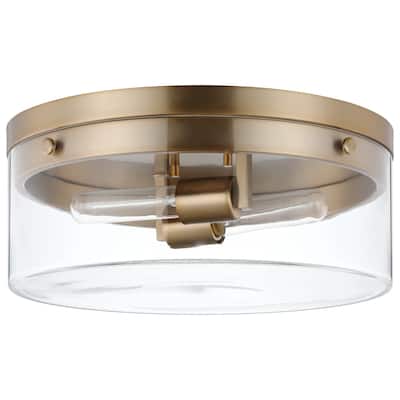 Nuvo Lighting 60/7536 Intersection 2 Light 11" Wide Flush Mount Drum