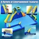 preview thumbnail 1 of 17, 6-in-1 Inflatable Water Slide Jumping House without Blower - Multi - 207" x 147" x 80" (L x W x H) 207" x 147" x 80" (L x W x H)