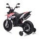 preview thumbnail 6 of 23, 12V Kids Electric Motorcycle, Apulia Licensed, Battery-Powered Ride-On with LED Headlights, 2-Wheel, Ages 3-8