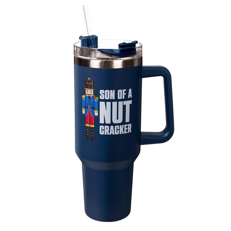 Son of a Nutcracker Canyon Cup, Double Wall Stainless Steel w/ Straw, 40oz, Gift Box