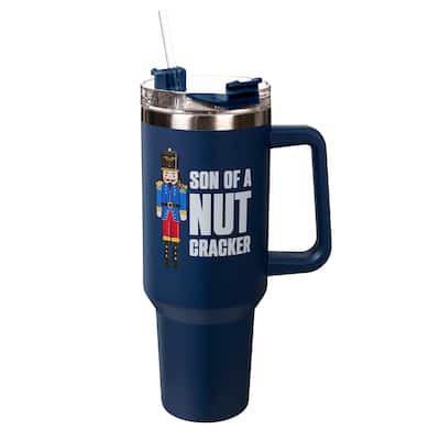 Son of a Nutcracker Canyon Cup, Double Wall Stainless Steel w/ Straw, 40oz, Gift Box