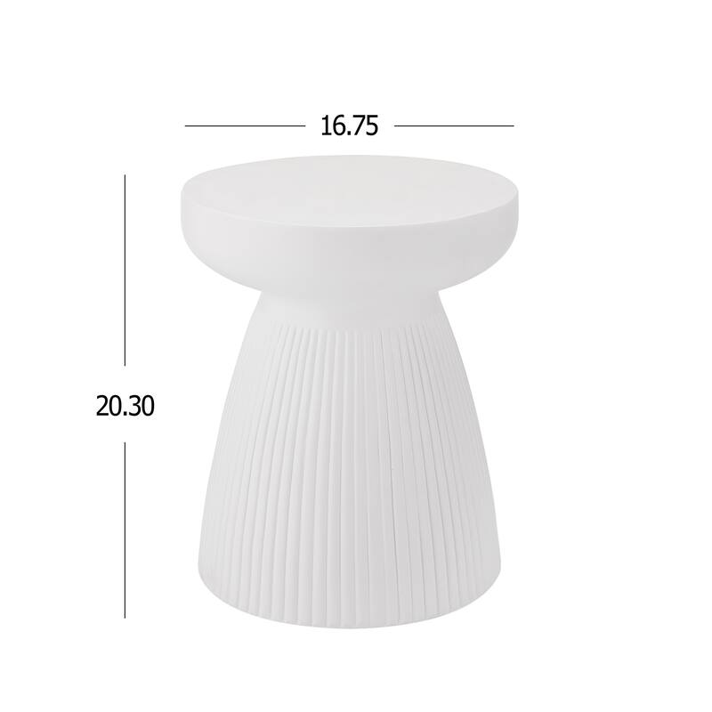 Christopher Knight Home - Ryan Outdoor MGO Side Table - 20'H