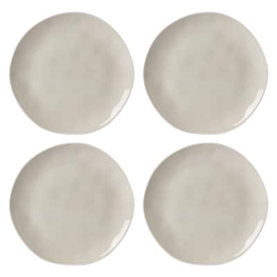 Bay Colors 4-Piece Dinner Plates, Grey