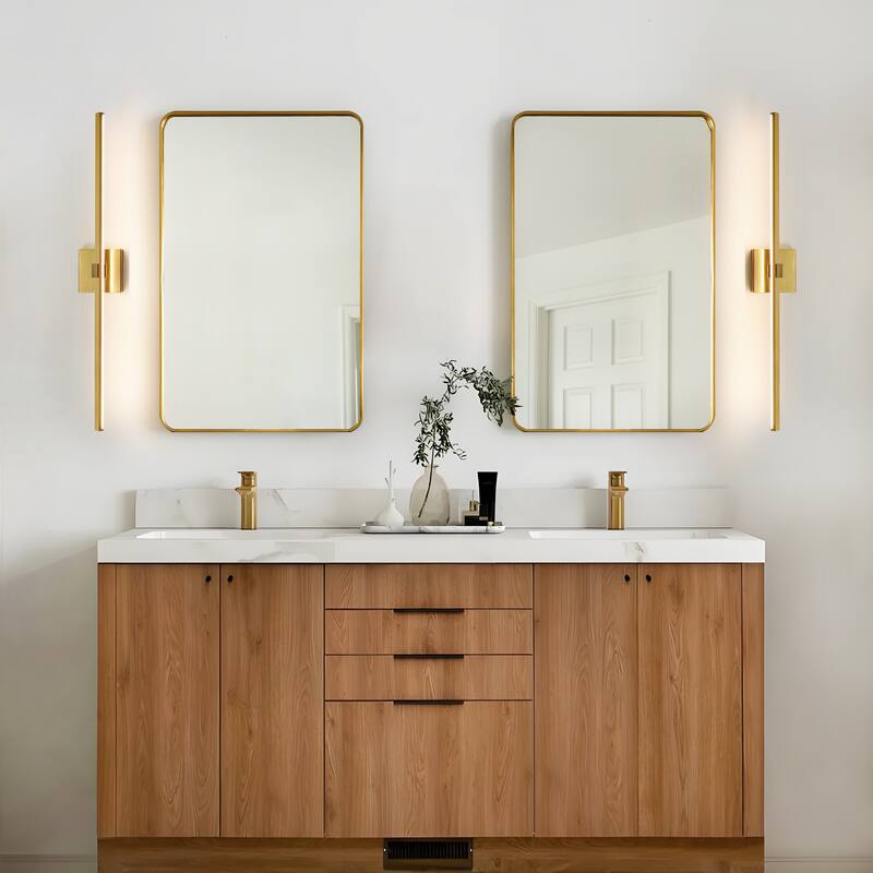 Modern Vanity Lighting Fixtures 24/32/39'' Bathroom Vanity Lights Over Mirror Wall Sconce for Bathroom